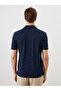 Polo Neck Patterned Pique Men's T-Shirt - 4