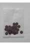 Brown 1.6 mm Diameter Polyester Button 20 Pieces - 3
