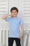 Boy's 100% Cotton School Style T-Shirt 5-13 Years 12273 - 2