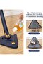 Rotatable Triangle Mop with Long Handle, Microfiber Flat Floor Mop - 5