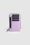La'Graccio Paris Women's Pena Stapled Card Holder Wallet Lilac