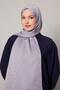 Gray Mini Lvd Printed Jacquard Shawl - 2