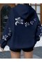 Unisex Men/Women Colorful Caretta Custom Printed Cotton Oversize Hooded Sweatshirt