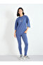 Women Solid Textured T-Shirt and Pants Co-Ords - 3