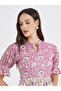 Women All Over Print Tiered Midi Dress - 4