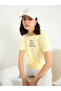 Women Yellow Slogan Print T-Shirt