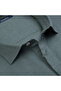 Green Piquet Shirt Collar Regular Fit Mercerized Cotton T-Shirt - 3