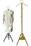 Clothes Steaming Stand with Incense Burner, Bakhoor Holder, Garment Hanger (GOLD)