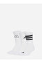 Logo Pack 3Pp Unisex White Casual Style Socks Ji6316