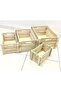 Makeup Toy Wooden Storage Crate Box Wooden Storage Box Wooden Storage Crate Nesting Wood Crates Wood - 6