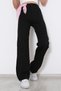 Penolope Women's High Waist Wide Leg Palazzo Jean Loose Jeans Black - 9458.1184. - 3