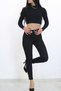 High waist women's skinny jeans black jean - 2479.1361. - 4
