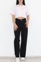 High Waist Wide Leg Jeans Palazzo Trousers Jeans Women Black - 11879 - 6