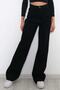 High Waist Wide Leg Jeans Palazzo Trousers Jeans Women Black - 9661.925