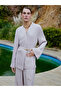 Shawl Collar Women's Kimono - 5