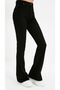 Women's High Waist Black Flare Leg Jeans Lycra Flexible Denim Trousers (Full fit) - 2