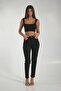 Mia Black High Waist Mom Trend Jeans - 4