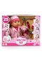 Doctor Set 93878AA Doctor Doll Interactive Baby Sound Red Cheeks Lots of Accessories Pi - 8