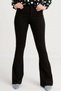 Lila- Women's Black Non-Fading High Waist Lycra Gathering Spanish Jeans Pantalon Harmony