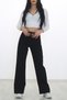 High Waist Wide Leg Jean Palazzo Trousers Jeans Women Black - 8595.1572. - 4