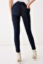 High Waist Ankle Height Jegging Jean Trousers - Navy Blue (WE ARE FULL MOLD) - 5