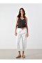 Brown V-Neck Openwork Rope Strap Women's Knitwear Undershirt - 2