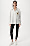Casual Cut White Shirt with Pocket Detail - 3