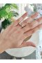 Women's Curved Drop Design Ring
