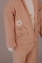 Girl's Ribbon Detailed Baby Bottom Top Set Pink - 3