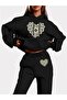 Daisy Heart Printed Unisex Women/Men Hooded Oversize Bottom/Upper Tracksuit Set