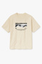 Oversize Beige Unisex Renaissance Printed T-Shirt T-Shirt