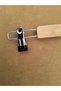 6 Wooden Body Pant Skirt Hangers with Latches - 4