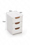 Lini̇ 3 Piece Mini Organizer – 3 Drawer Organizer Set Jewelry, Hobby and Small Accessories Box - 3