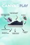 Smart Walker Canvas Play Navy Blue Barefoot Children's Shoes - 2