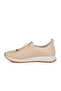 Beige Rubber Laced Women's Casual Shoes 027 Z - 2