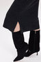 Rochie midi din tricot cu mâneci zero antracit 2232 - 6