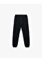 Basic Sweatpants with Raised Pocket Detail and Elastic Waist - 2