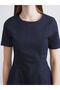 Lcw Vision Indigo Crew Neck Peplum Jean Blouse - 3