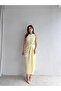 Clesi̇ Midi Dress 4567 -Yellow - 2