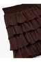 Layered Ruffle Detailed Mini Chiffon Skirt - 3