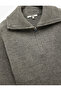 Long Sleeve Stand Collar Half Zip Knitwear Sweater - 5