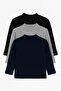 Boy 3-16 Years Old 3-Piece Thin Camisole Sweater Set – Comfortable and Stylish Basic Model 3 Pieces - 6