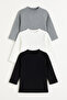 Boy 3-16 Years Old 3-Piece Thin Camisole Sweater Set – Comfortable and Stylish Basic Model 3 Pieces - 5