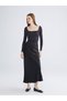 Esvab • Modern & Distinctive Satin Skirt with Waist Cord and Flounces