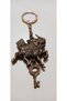 Feng Shui Pixiu Dragon Hedging & Key Symbol Metal Keychain - 2