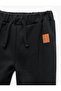 Basic Black Boys' Sweatpants with Pockets and Lace-Up Waist 6Wkb40036Tk - 3
