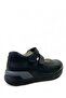 923 Orthopedic 100% Genuine Leather Girls Black School Ballerinas - 4