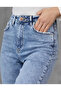 Mona Blue Snow Wash Mom Jean Women's Boyfriend - 3