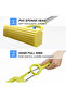 Self-Wringing Floor Mop with High-Absorbency PVC Sponge Head and Pull Ring Handle - 4