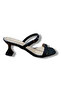 Black Goblet Heeled Women's Sandals